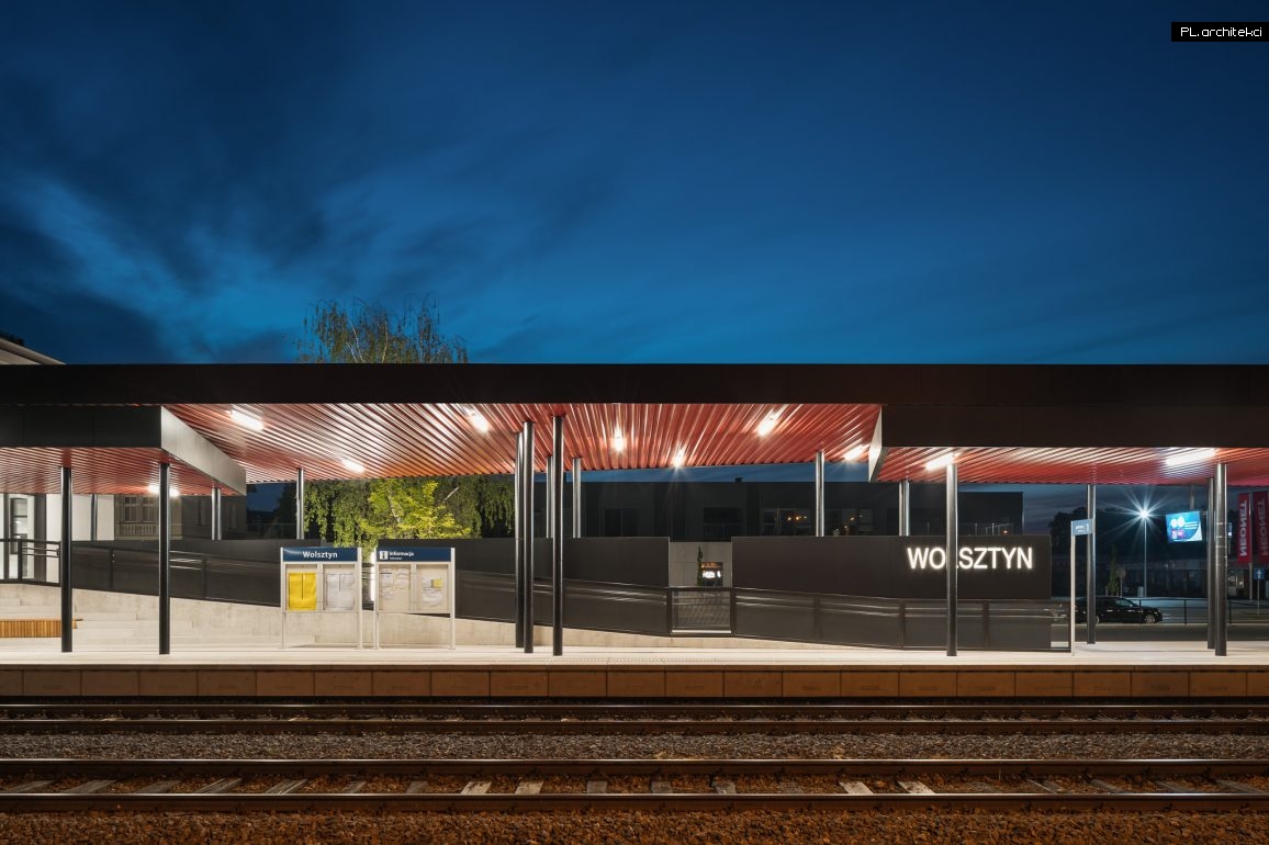 dworzec wolsztyn nowoczesny dworzec autobusowo kolejowy przebudowowa rozbudowa plarchitekci