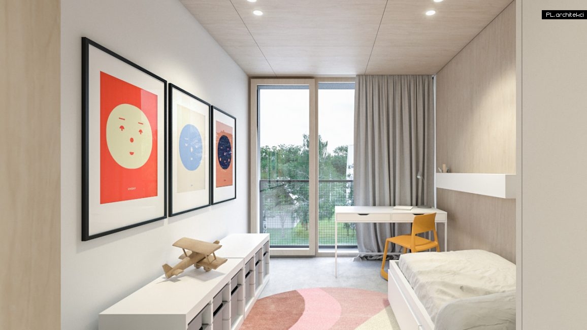wnętrza domu nowoczesny design dom artystów minimalizm poznań plarchitekci